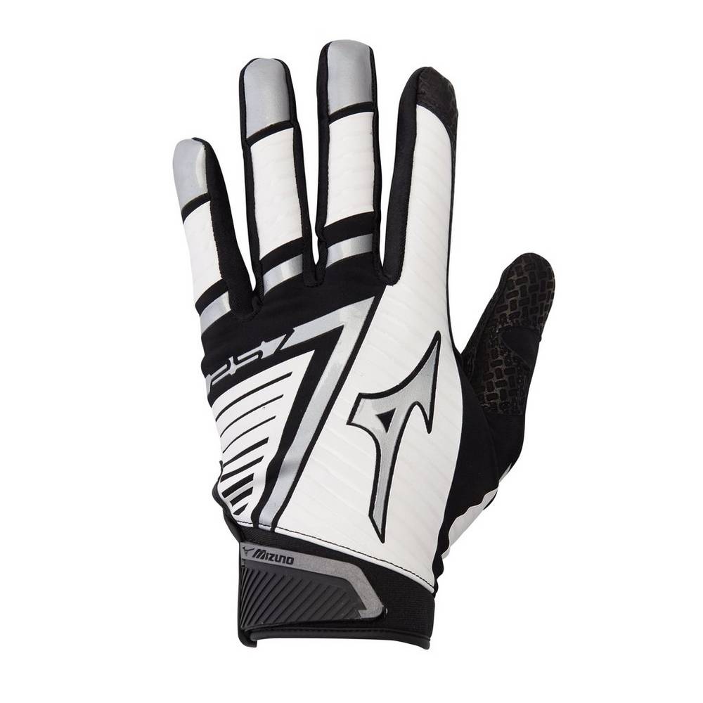 Mizuno Women's F-257 Softball Batting Gloves White/Black (330391-FJZ)